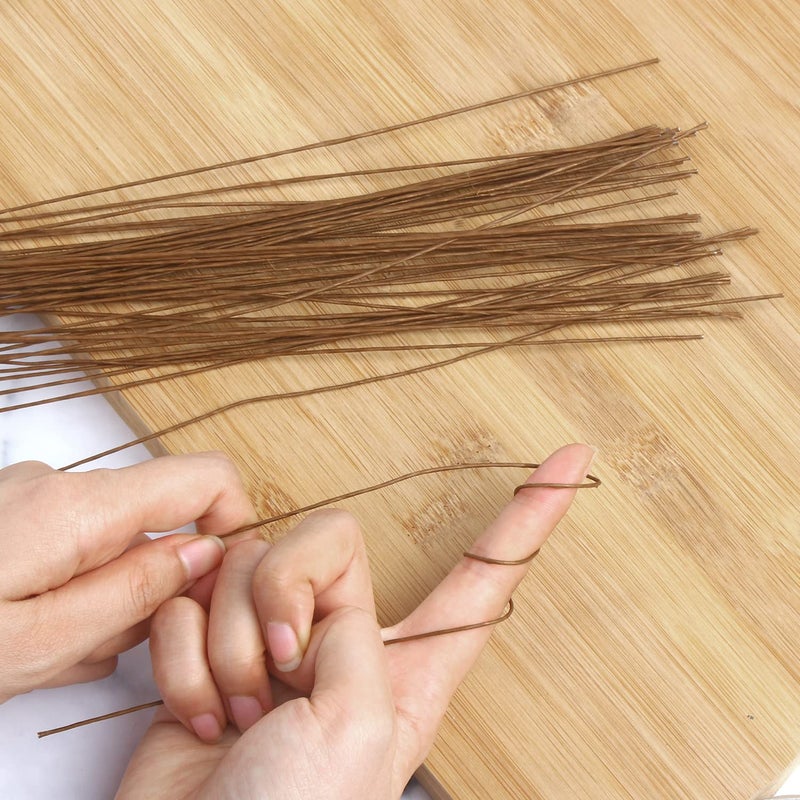 Decora 20 Gauge Brown Floral Wire 16 inch,50/Package - Image 5